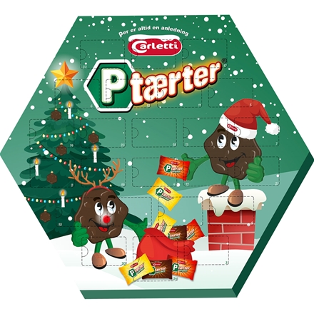 Carletti P-Tærter Julekalender 243 g