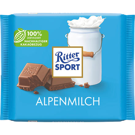 Ritter Sport Alpenmilch 30% Kakao 100 g