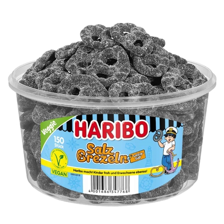 Haribo Salz Brezeln Veggi 150 stk