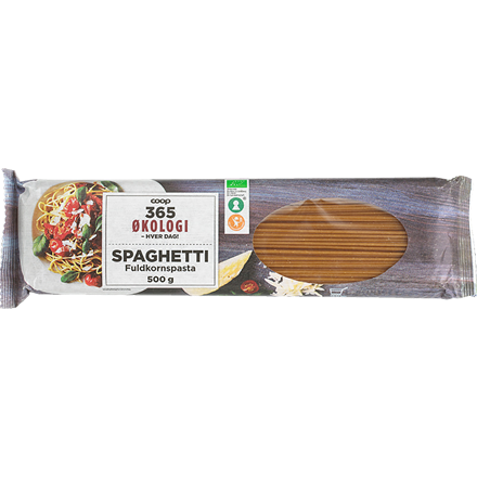 365 Økologi Fuldkorns Spaghetti 500 g