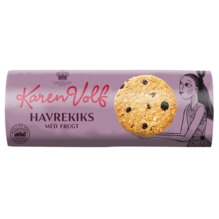 Karen Volf Havrekiks med Frugt 260 g