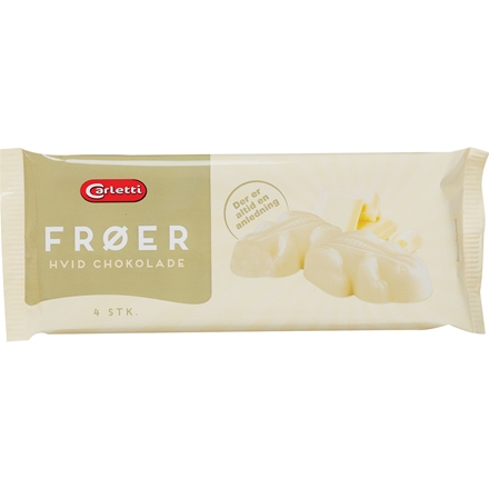 Carletti Hvide Chokoladefrøer 46 g