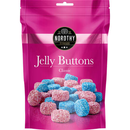 Nordthy Jelly Buttons 125 g