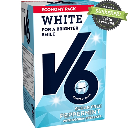 V6 White Peppermint 72 g