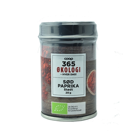 365 Økologi Sød Paprika 28 g