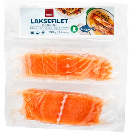 Coop Lakseportioner 2 x 100g