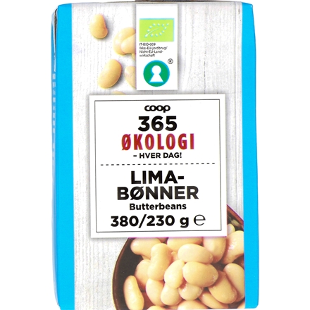 365 Økologi Butter Beans 380 g