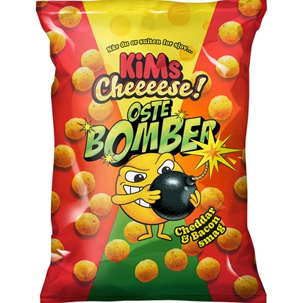 Kims Chips Ostebomber 135 g