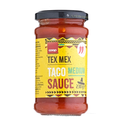 Coop Taco Sauce Medium 230g
