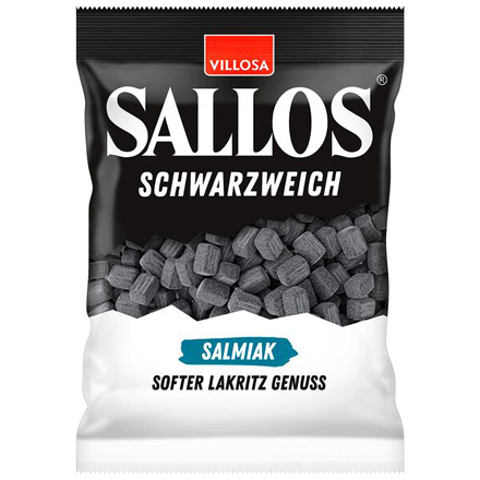 Villosa Sallos Schwarzweich Salmiak 200 g