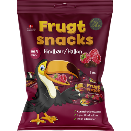 Nordthy MyBite Frugtsnacks Hindbær 100g