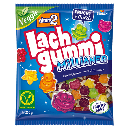 nimm2 Lachgummi Millianer 250 g