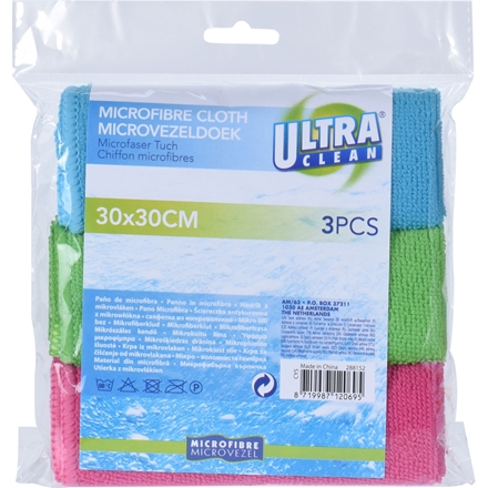 Mikrofiberklude 3-pak