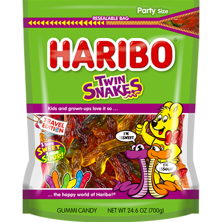 Haribo Twin Snakes Pouch 700 g