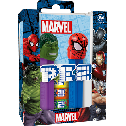 PEZ Marvel Heroes Twinpack 34 g