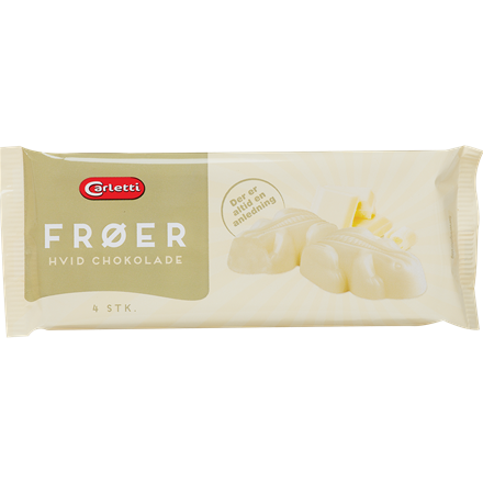 Carletti Hvide Chokoladefrøer 46 g