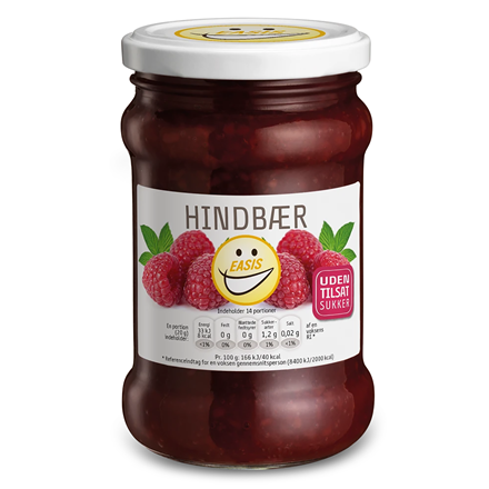 EASIS Hindbærmarmelade 285 g