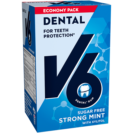 V6 Dental Strong Mint 72 g