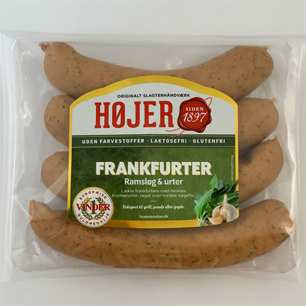 Højer Frankfurter Ramsløg & Urter 400g