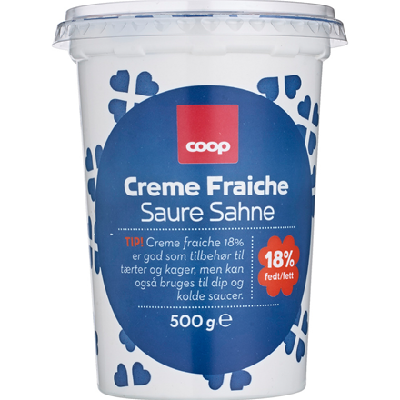Coop Creme Fraiche 18% 500 g
