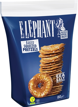 Elephant Pretzels Seasalt 70 g