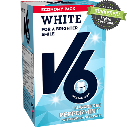 V6 White Peppermint 72 g