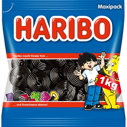Haribo Lakritz Schnecken 1 kg
