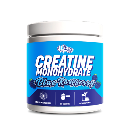 Wispy Creatine Monohydrate Blue Raspberry 300 g