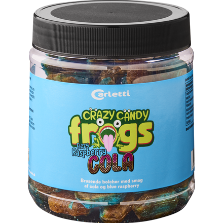 Carletti Crazy Candy Frogs Fizzy Cola 800 g