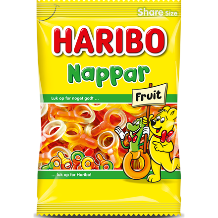 Haribo Nappar Fruit 375 g