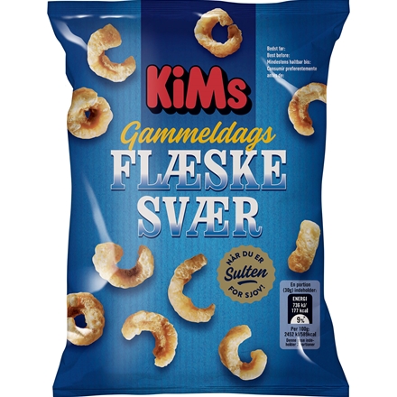 Kims Chips Sprøde Flæskesvær 95 g
