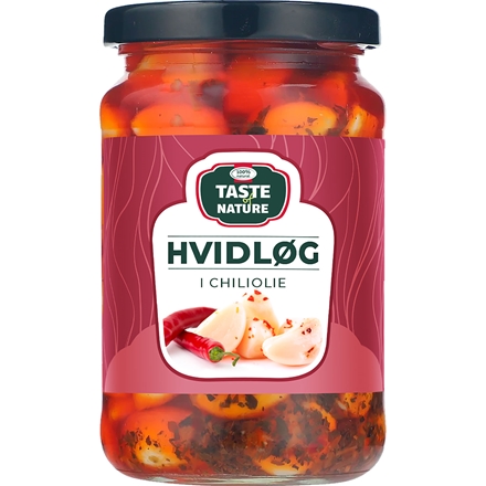 Taste of Nature Hvidløg i Olie m/Chili 290 g