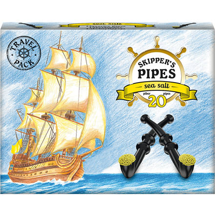 Skipper's Pipes Seasalt 20-pak 340 g