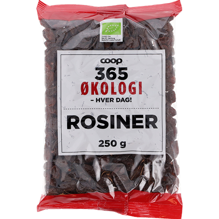 365 Økologi Rosiner 250 g