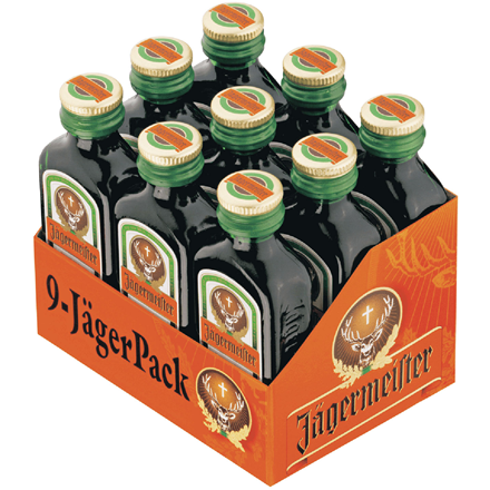 Jägermeister 35% Vol. 9er 0,02l