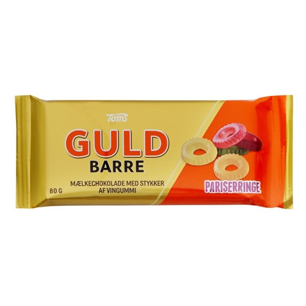 Toms Guld Barre Pariserringe 80 g