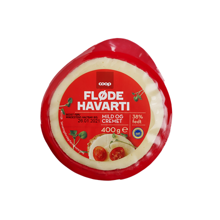 Coop Flødehavarti 400 g