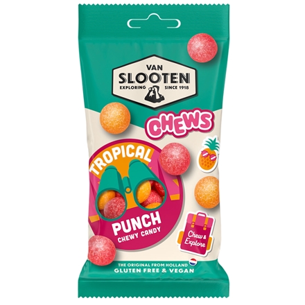 Van Slooten Chews Tropical 60 g