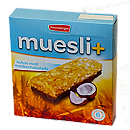 Ravensbergen Müslibars med kokos 126gr