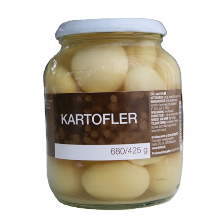 Kartofler i glas 680/425 g