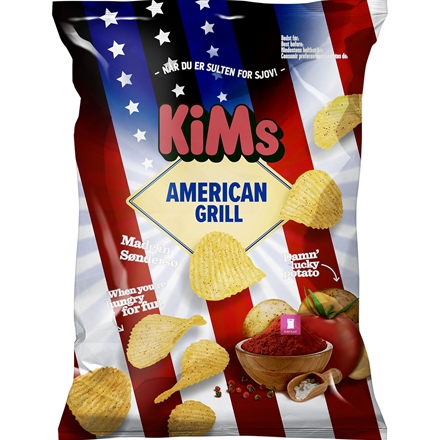 Kims Chips American Grill 170g