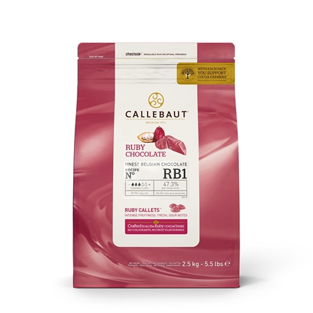 Callebaut Ruby Callets 2,5 kg