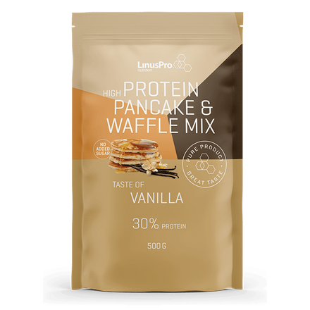 LinusPro Protein Pandekage&Vaffel Mix Vanilje 500 g
