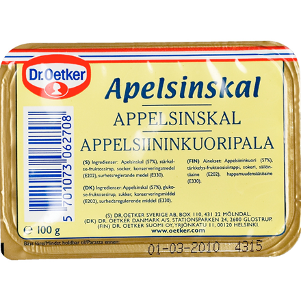 Dr. Oetker Appelsinskal 100 g