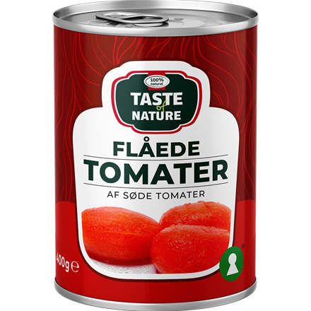 Taste of Nature Flåede Tomater 400g