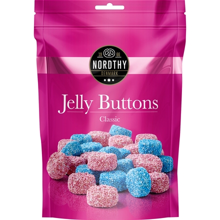 Nordthy Jelly Buttons 125 g