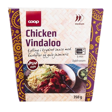 Coop Chicken Vindalo 350g