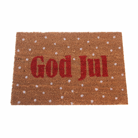Dørmåtte God Jul 45x60cm