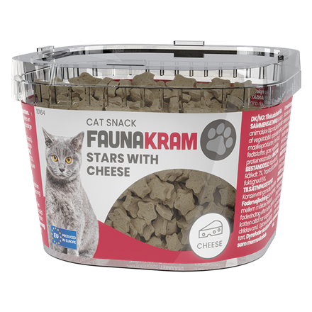 Faunakram Cat Snack Star Cheese 100 g