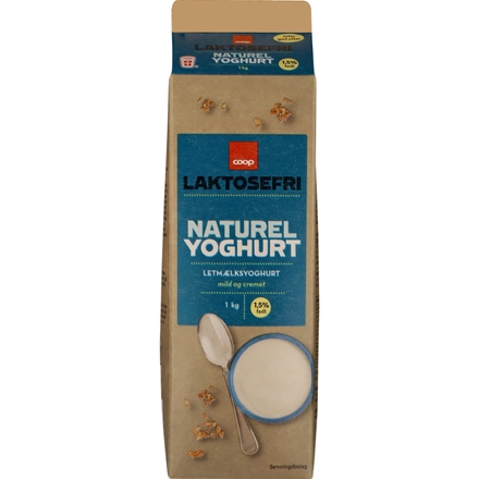 Coop Laktoserfri Yoghurt Naturel 1 kg